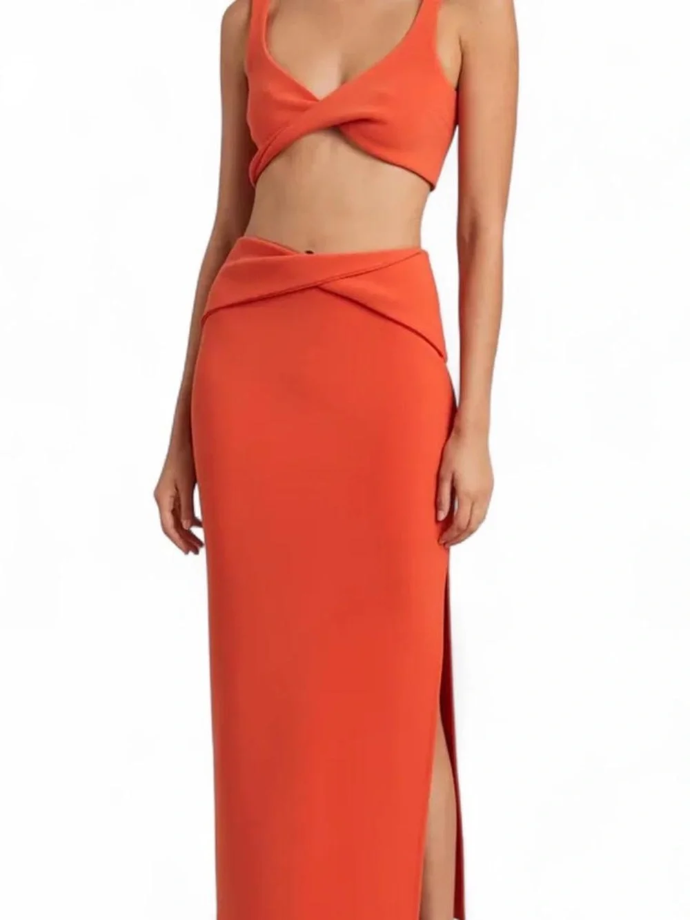 NWT Bec + Bridge Clover Skirt in Flame Size 2
